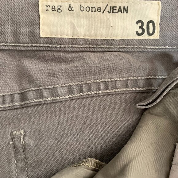 Rag & Bone Straight Leg Jeans, Gray, size 30 - Picture 3 of 3